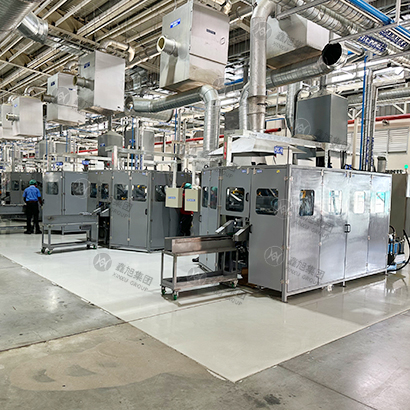 Positive grid die casting machine